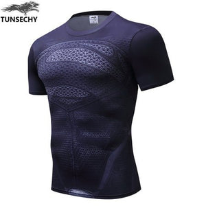 New compression Men and women T-shirt