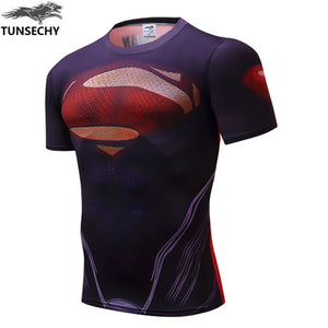 New compression Men and women T-shirt