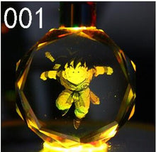 Load image into Gallery viewer, 18 Styles Dragon Ball Z Crystal Keyring