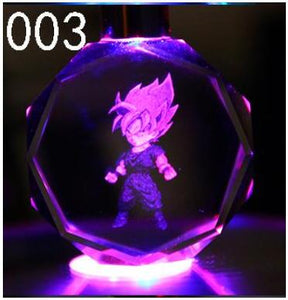 18 Styles Dragon Ball Z Crystal Keyring