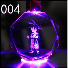 Load image into Gallery viewer, 18 Styles Dragon Ball Z Crystal Keyring