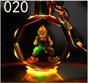 18 Styles Dragon Ball Z Crystal Keyring