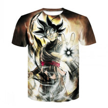 Load image into Gallery viewer, Saiyan muscle Goku fighting T-shirt