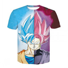 Load image into Gallery viewer, Saiyan muscle Goku fighting T-shirt