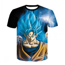 Load image into Gallery viewer, Saiyan muscle Goku fighting T-shirt