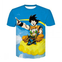 Load image into Gallery viewer, Saiyan muscle Goku fighting T-shirt