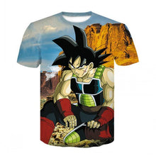 Load image into Gallery viewer, Saiyan muscle Goku fighting T-shirt