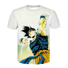 Load image into Gallery viewer, Saiyan muscle Goku fighting T-shirt