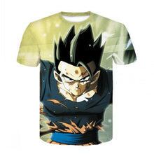 Load image into Gallery viewer, Saiyan muscle Goku fighting T-shirt