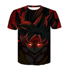 Load image into Gallery viewer, Saiyan muscle Goku fighting T-shirt