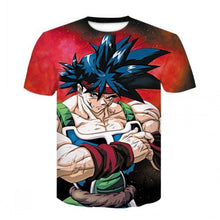 Load image into Gallery viewer, Saiyan muscle Goku fighting T-shirt