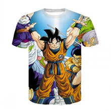 Load image into Gallery viewer, Saiyan muscle Goku fighting T-shirt