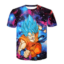 Load image into Gallery viewer, Mens Summer Fashion 3D Super Saiyan