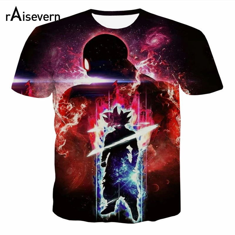 Super Saiyan Print T-Shirts